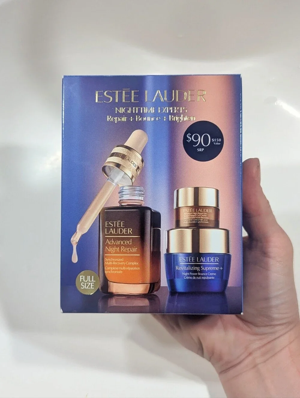 Estee Lauder Nighttime Experts Repair + Bounce + Brighten - Full Size